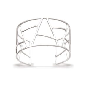 Bracelet manchette argent