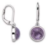 Dormeuse argent Améthyste