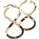 Boucles D'oreilles Diane en huit fil triangle