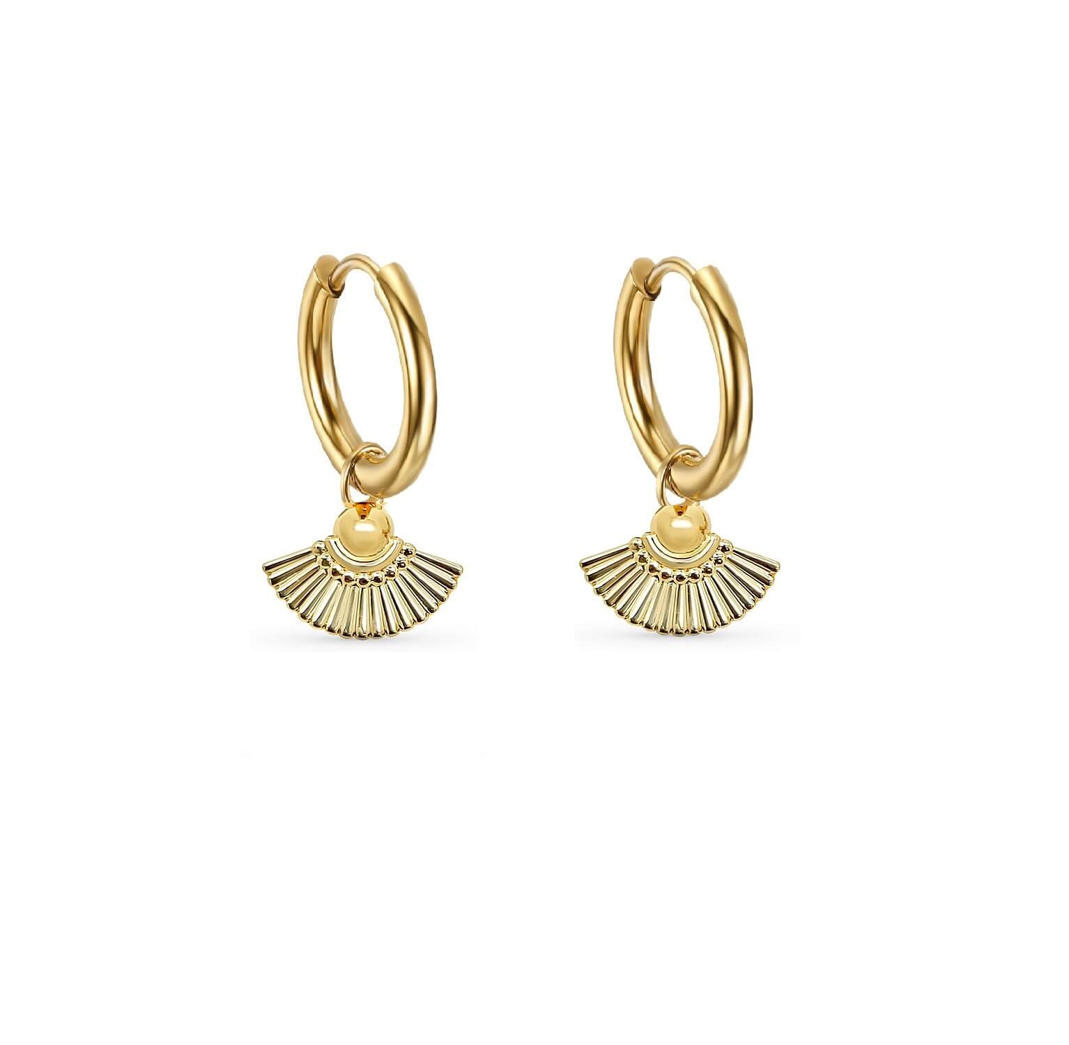 Boucles d’oreilles éventail 🪭 main image 0