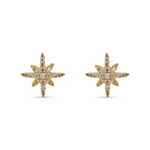 Boucles d'oreilles  plaqué or étoile