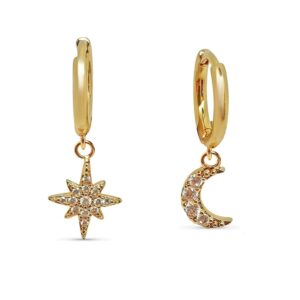 Boucles d'oreilles plaqué or vénus