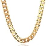 Collier plaqué or grosse maille