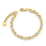 bracelet gourmette plaqué or18k