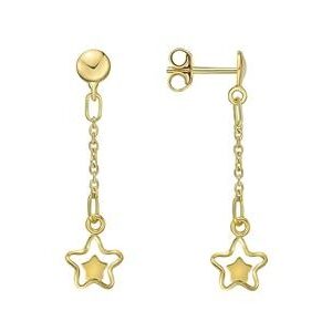 Boucles d'oreilles Or étoiles ajourées