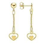 Boucles d'oreilles Or cœurs ajourés