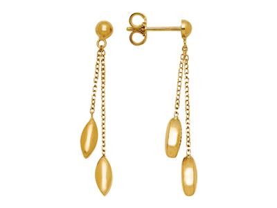 Boucles d'oreilles Or olivettes