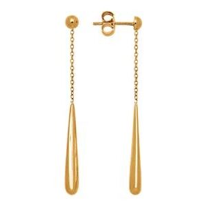 Boucles d'oreilles or gouttes Alix