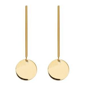 Boucles d'oreilles Or tige avec pastille