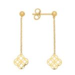 Boucles d'oreilles Or cercles entrelacés