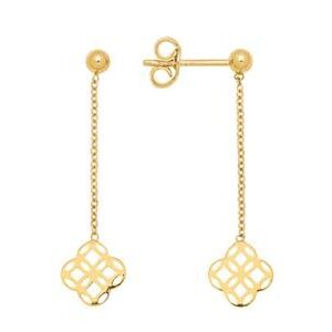 Boucles d'oreilles Or cercles entrelacés