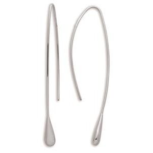 Pendante or blanc goutte