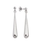 Boucles d'oreilles argent goutte