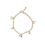 bracelet gourmette plaqué or18k