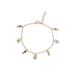bracelet gourmette plaqué or18k