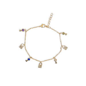 bracelet gourmette plaqué or18k