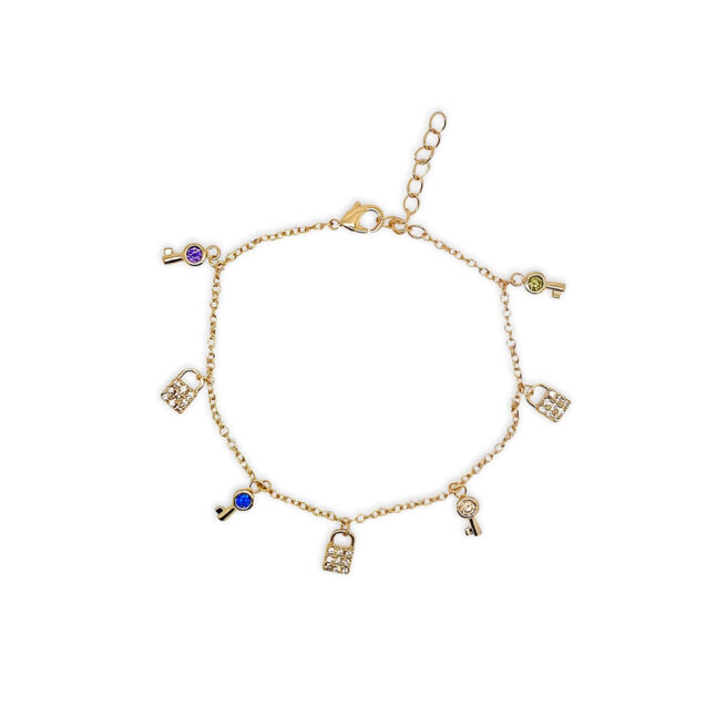 bracelet gourmette plaqué or18k