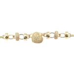 bracelet gourmette plaqué or18k