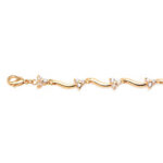 bracelet gourmette plaqué or18k
