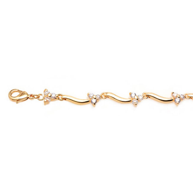 bracelet gourmette plaqué or18k