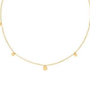 Collier  motifs en or jaune