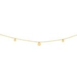 Collier motifs en or jaune