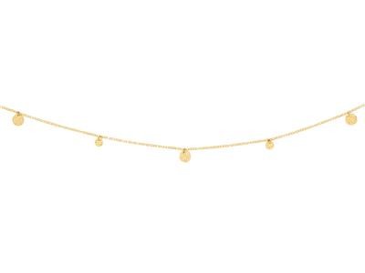 Collier motifs en or jaune