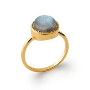 Bague pierre naturelle labradorite