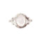 Bague quartz rose en argent