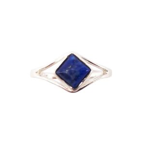 Bague lapis lazuli argent