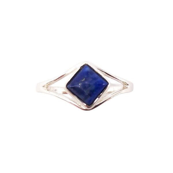 Bague lapis lazuli argent