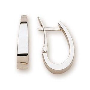 Boucles d'oreilles créole carré plat