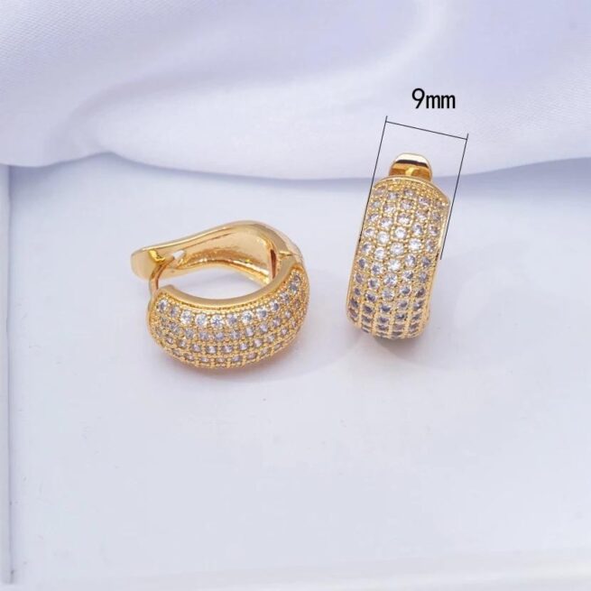 Boucles d'oreilles strass