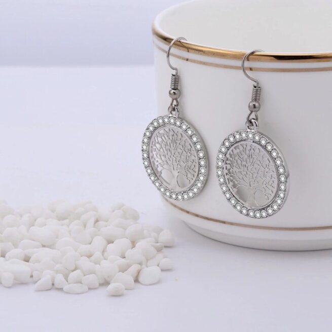 Boucles d'oreilles arbre de vie