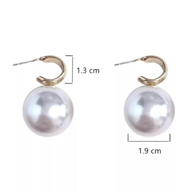 Boucles D'oreilles Grande Perle