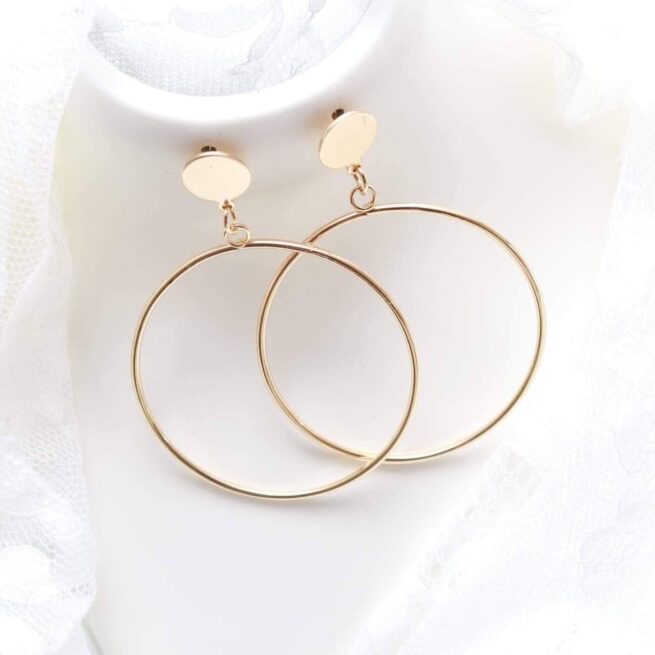 Boucles d'oreilles femme créoles