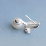 Boucles D'oreilles Perle Tangerine