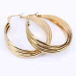 boucles d'oreille créole fantaisie