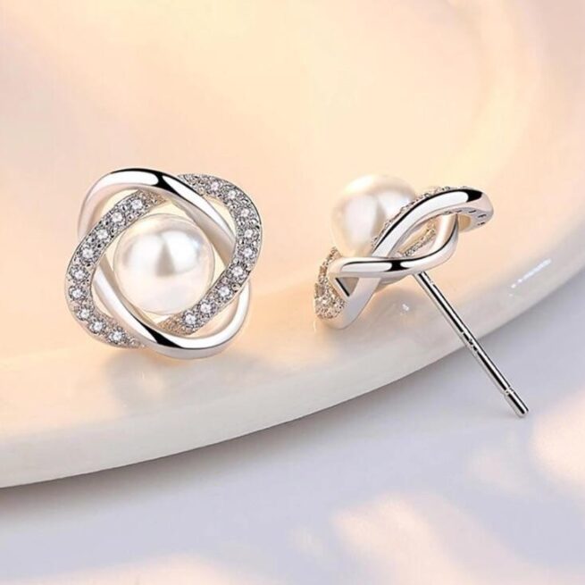 Boucles d'oreilles perles fantaisie