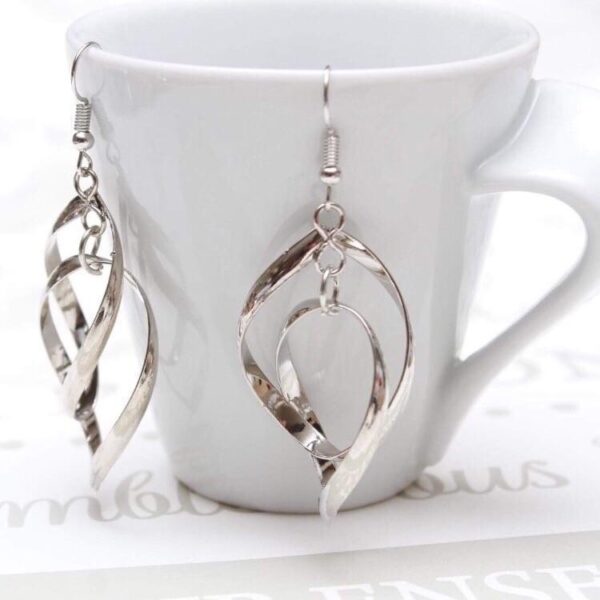 Crochet boucle d'oreille argent ou doré