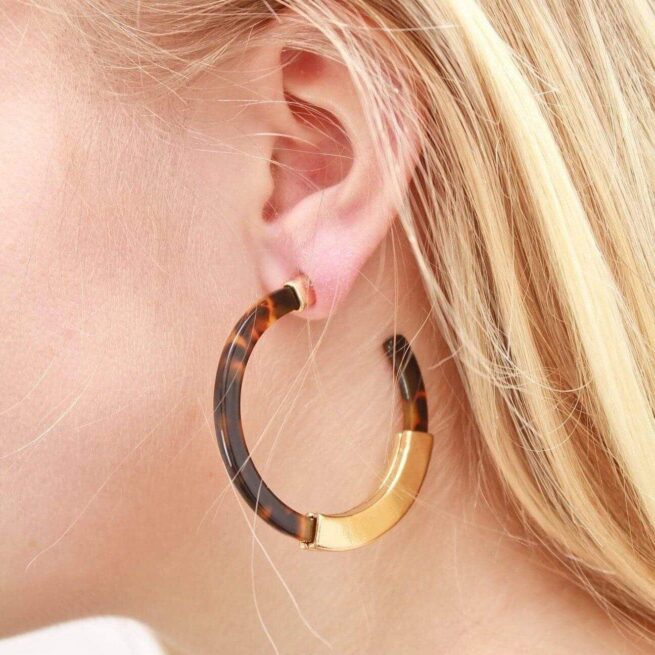 Boucle d'oreille demi cercle