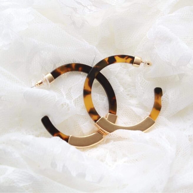 Boucle d'oreille demi cercle