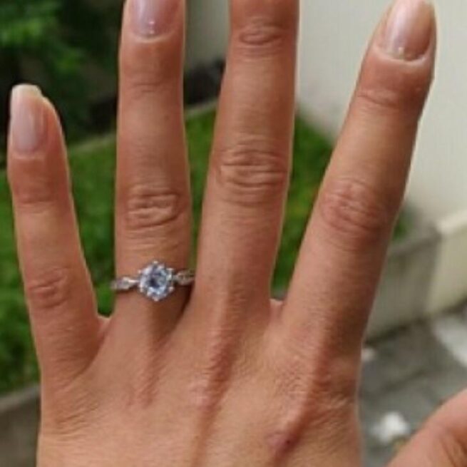 Bague de fiançailles femme