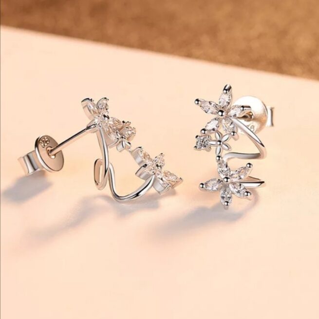 Clou d'oreille double étoiles