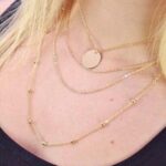 Collier fantaisie femme multicouches