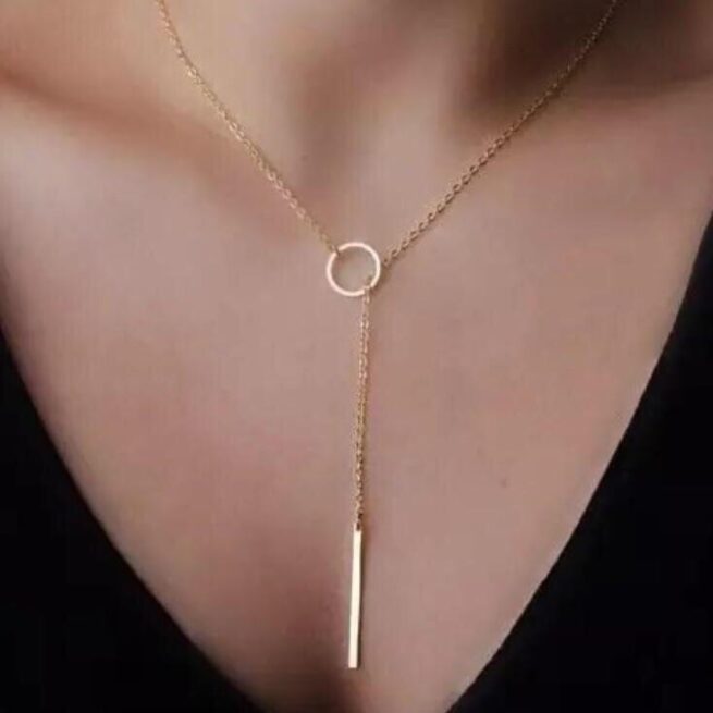 Collier femme fantaisie Sautoir doré