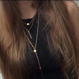 Collier sautoir fantaisie