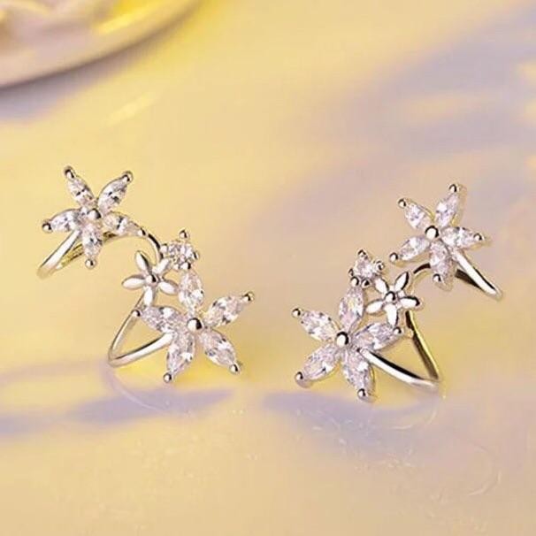 Clou d'oreille double étoiles