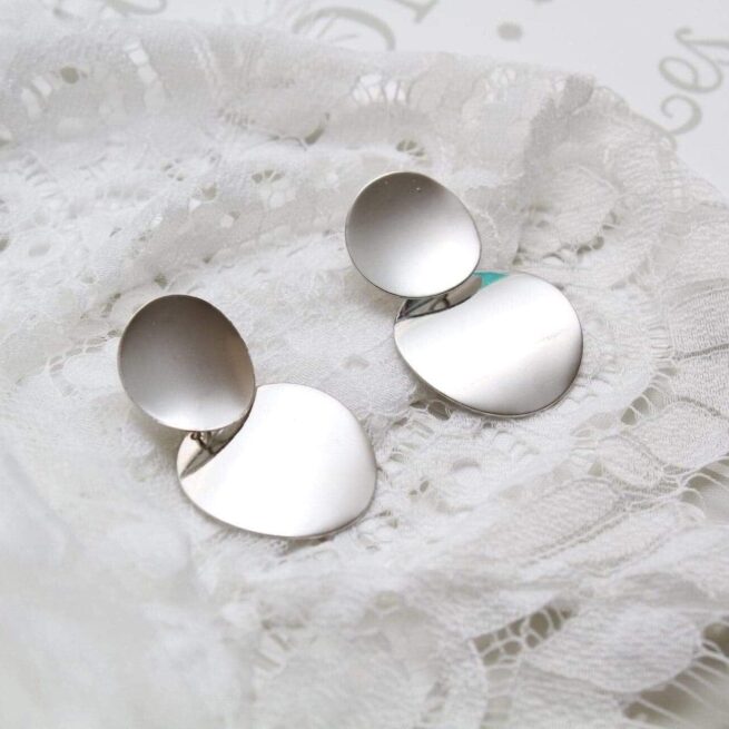 Boucles d'oreilles rondes