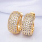 Boucles d'oreilles strass